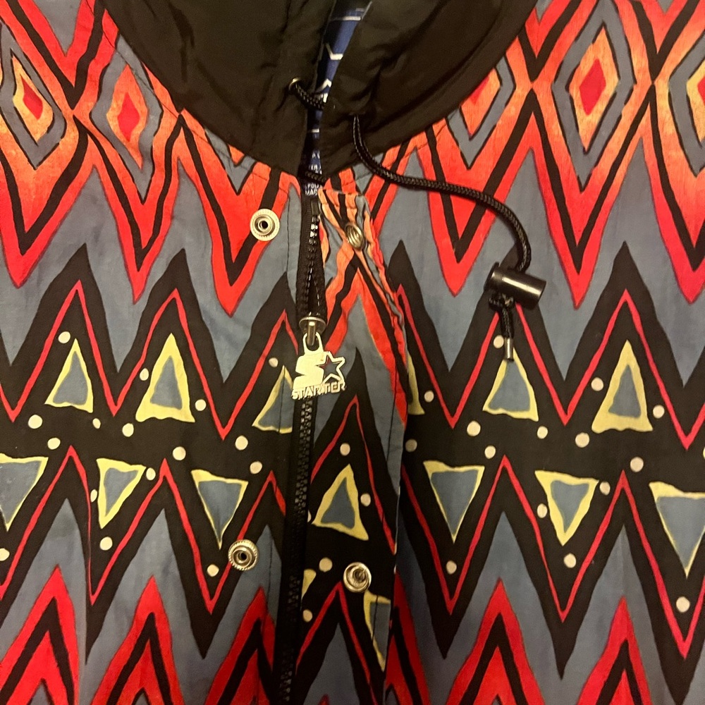 Colorful Geometric Pattern Jacket - image 3